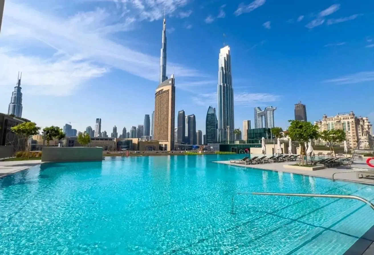 Premium 3Br L Office With Burj Khalifa & Fountain Views Apartment Dubai