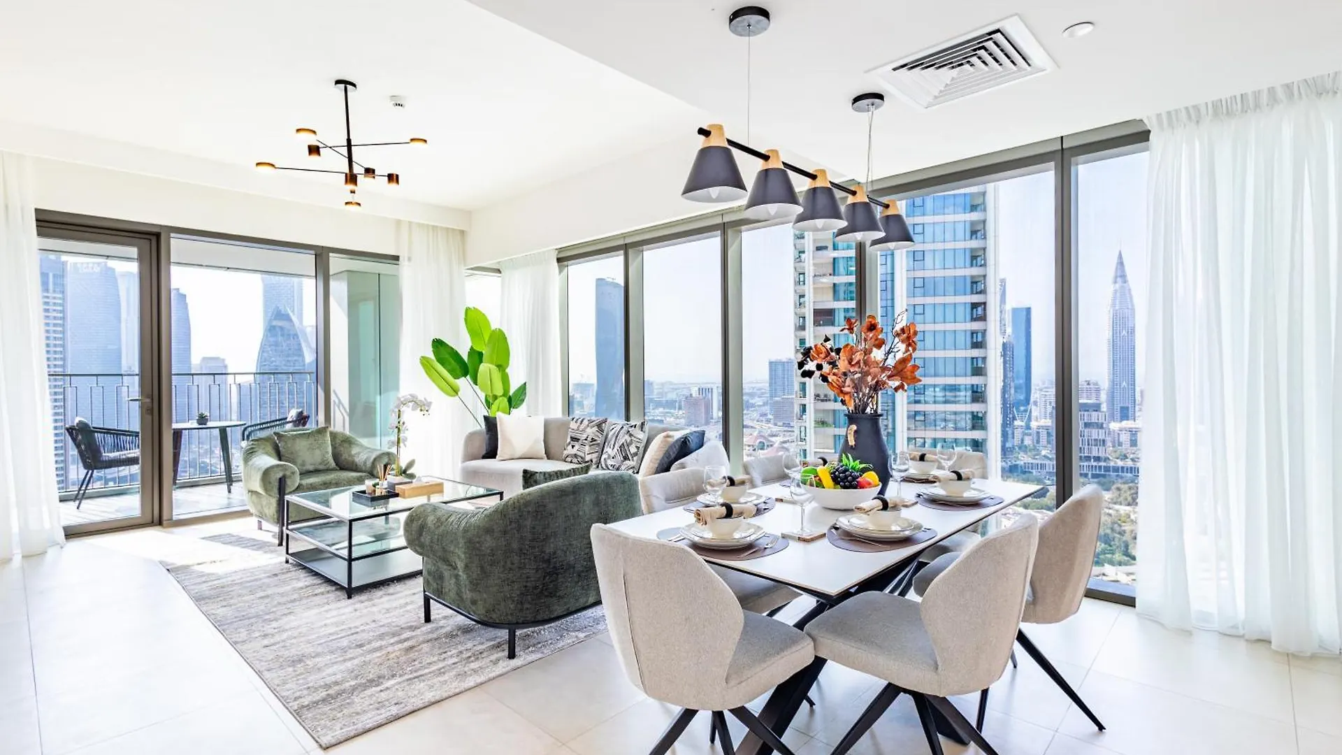 Premium 3Br L Office With Burj Khalifa & Fountain Views Apartment Dubai