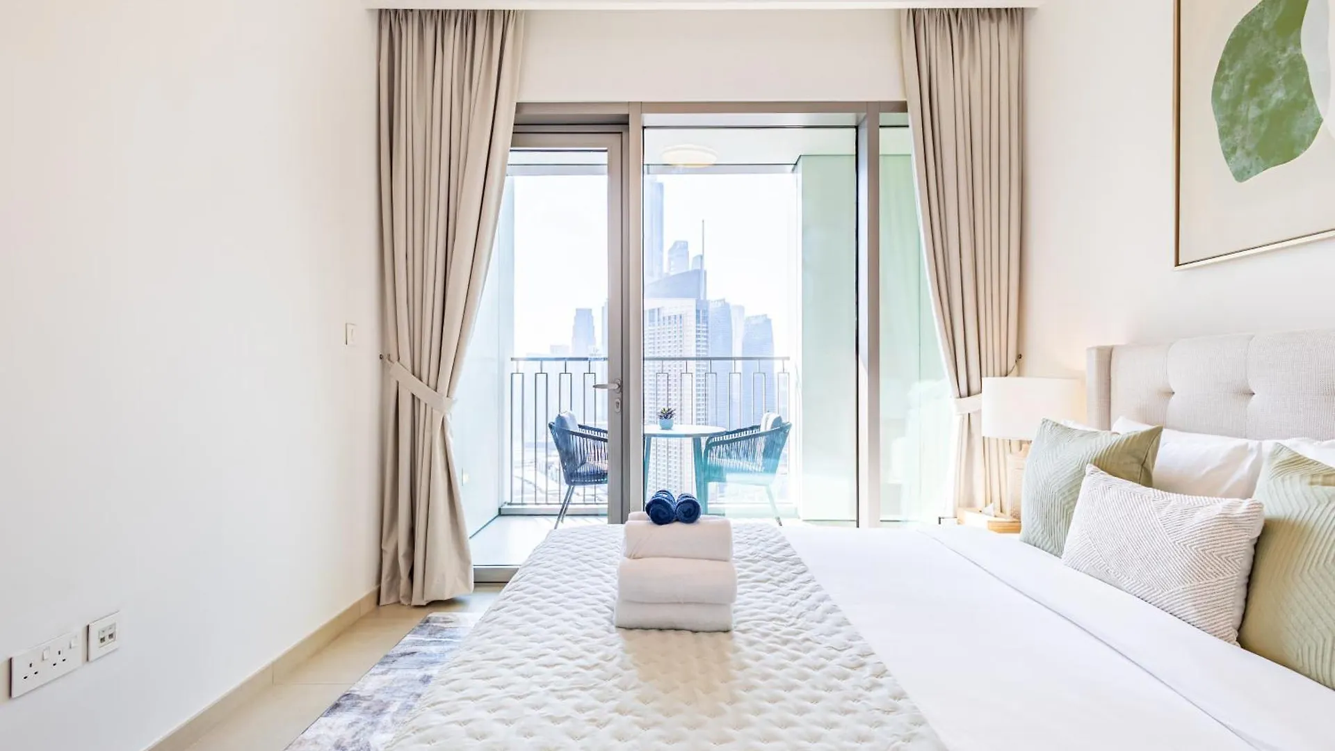 Premium 3Br L Office With Burj Khalifa & Fountain Views Daire Dubai